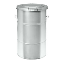 Waste bin metal waste bin with handles