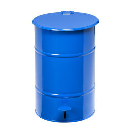 Waste bin Waste and cleaning metal waste bin with lid to pedal frame Article arrangement:  New.  L: 415, W: 415, H: 630 (mm). Article code: 96-KM70BF