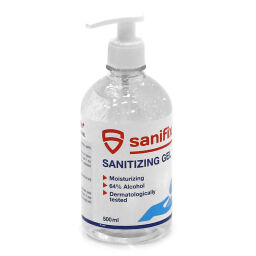 Sanitair Afval en reiniging combinatieset gezichtsbescherming en desinfectiegel.  Artikelcode: 98-3630