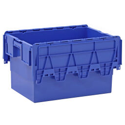 Stacking box plastic nestable and stackable pallet tender