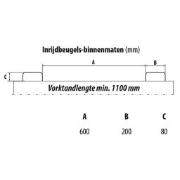 Selbstkipper Kippbehälter schwere Traglast Inhalt (Ltr):  2000.  L: 1810, B: 1560, H: 1480 (mm). Artikelcode: 16BKM200-V