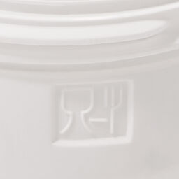 Barrels plastic barrel Wide neck vessel Colour:  white.  L: 340, W: 340, H: 320 (mm). Article code: 53-SDV25