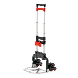Sack truck stairway hand truck fully foldable.  L: 400, W: 400, H: 1000 (mm). Article code: 98-3346