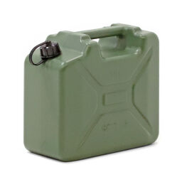 Barrels plastic canister UN-approved suitable for fuel.  L: 340, W: 160, H: 295 (mm). Article code: 53-TB-AC10-UN