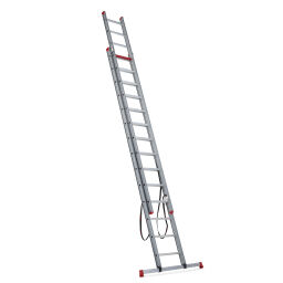 Echelle transformable 2-pièces connecté, 2x14 marchepieds