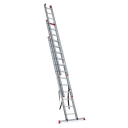 Echelle transformable 3-pièces connecté, 3x12 marchepieds