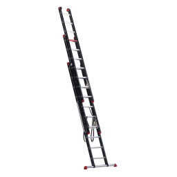 Echelle transformable 3-pièces connecté, 3x10 marchepieds