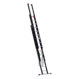 Echelle transformable 3-pièces connecté, 3x12 marchepieds