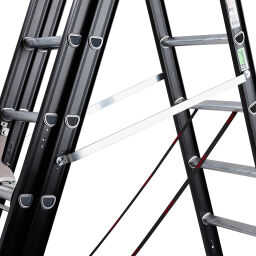 Echelle transformable 3-pièces connecté, 3x12 marchepieds