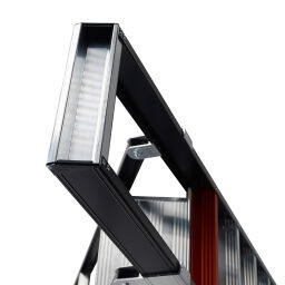 Treppen leiter altrex industrietreppe einseitig begehbar, 5 stufen inkl. plattform