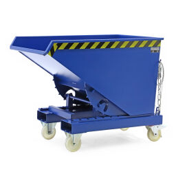 Tilting container automatic tilting container on wheels not suitable for hand pallet trucks New
