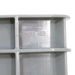 Stapelboxen kunststoff stapelbar e2 fleischkiste mit offenen handgriffen