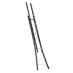 Echelle transformable 2-pièces connecté, 2x10 marchepieds