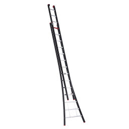 Echelle transformable 2-pièces connecté, 2x14 marchepieds