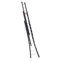 Echelle transformable 3-pièces connecté, 3x10 marchepieds
