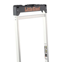 Industrial stairs single-sided work platform, 2 steps incl. platform