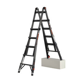 Ladders Trap Altrex vouwladder 4x5 treden Breedte (mm):  665.  B: 665, D: 2200, H: 1580 (mm). Artikelcode: 72503935