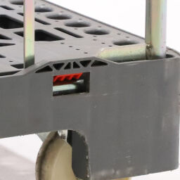 Rollwagen gebraucht rollbehälter 2-wand einsteckwände + 2 nylon-spanngurte