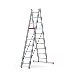 Stair Altrex combination ladder 2-part lid, 2x10 steps 72119210