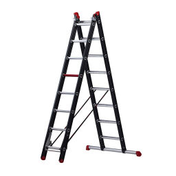 Stair Altrex combination ladder 2-part lid, 2x8 steps  72122408