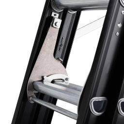 Echelle transformable 2-pièces connecté, 2x12 marchepieds
