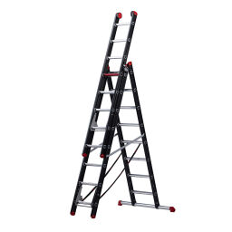 Stair Altrex combination ladder 3-part lid, 3x8 steps  72123608