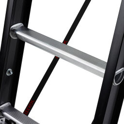 Echelle transformable 3-pièces connecté, 3x14 marchepieds