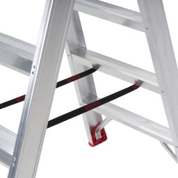 Treppen leiter altrex industrietreppe einseitig begehbar, 6 stufen inkl. plattform