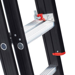 Echelle transformable 3-pièces connecté, 3x12 marchepieds