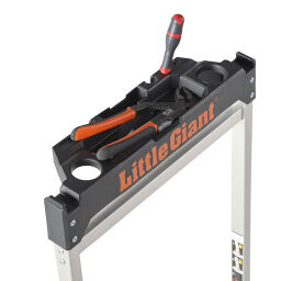 Industrial stairs single-sided work platform, 2 steps incl. platform