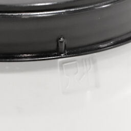 Barrels plastic barrel Wide neck vessel Colour:  white.  L: 390, W: 390, H: 330 (mm). Article code: 53-SDV31-T