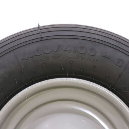 Wheelbarrow matador wheelbarrow pneumatic tyre ø 400 mm, with steel rim