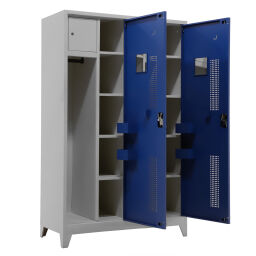 Cabinet wardrobe 2 doors (cylinder lock) used.  W: 1180, D: 550, H: 1900 (mm). Article code: 77-A276944