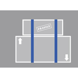 Cargo lashings retaining strap 25 mm polyester 150 kg