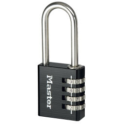 Safe accessories padlock combination lock.  W: 40,  (mm). Article code: 12-7640EURDBL