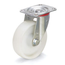 Wheel castor wheel with brake