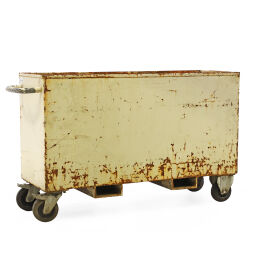 Warehouse trolley container trolley