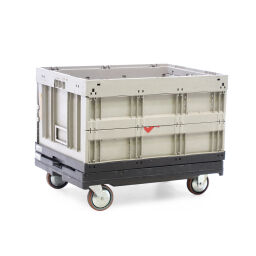 Boite de rangement plastique kit combiné chariot servante pour matériel d'occasion.  L: 800, L: 600, H: 1070 (mm). Code d’article: 98-4130GB