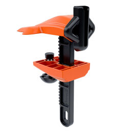 Barriers Safety and marking accessories holder with clamp.  L: 140, W: 233, H: 103 (mm). Article code: 10-CLAMP01