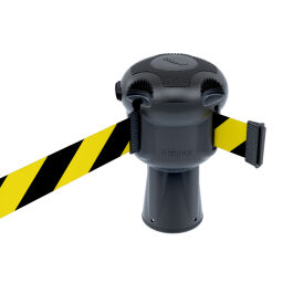 Barrières et poteaux sécurité et signalisation panneau de signalisation unité avec bande barrière jaune / noire