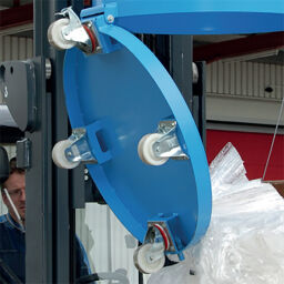 Hopper Tilting container accessories wheels.  Article code: 21-RB300-V-WIEL