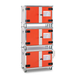 Cabinet fireproof cabinet Storage for lithium batteries.  W: 800, D: 660, H: 520 (mm). Article code: 48-11341