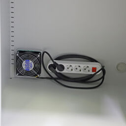Cabinet computer cabinet lockable used.  W: 650, D: 550, H: 1750 (mm). Article code: 77-A022854