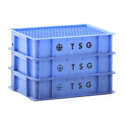 Stacking box plastic pallet tender sepparating unit Material:  plastic.  L: 430, W: 270, H: 100 (mm). Article code: 98-4188GB-HP