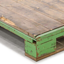 Pallet steel pallet 4-sided used.  L: 1200, W: 1200, H: 145 (mm). Article code: 98-4193GB