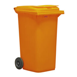 Minicontainer Afval en reiniging met scharnierend deksel.  L: 740, B: 580, H: 1070 (mm). Artikelcode: 99-446-240-E