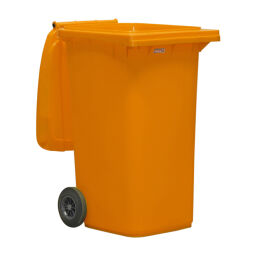 Minicontainer Afval en reiniging met scharnierend deksel.  L: 740, B: 580, H: 1070 (mm). Artikelcode: 99-446-240-E
