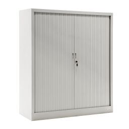 Cabinet tambour cabinet sliding door used.  W: 1200, D: 430, H: 1350 (mm). Article code: 45-PL-1312S-GB