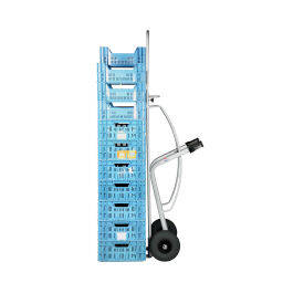 Steel sack truck crates hand truck  with pneumatic tyres