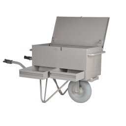 Gereedschapskruiwagen met lekvrije band (opgeschuimd polyurethaan) 